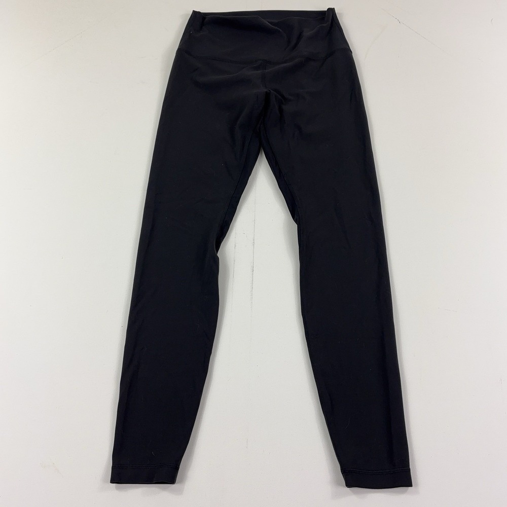 Lululemon Align High Rise Leggings 28" Women's Size 8 Nulu Black Gym W5CTES